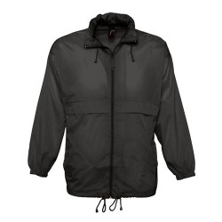 Surf 210 unisex széldzseki, fekete