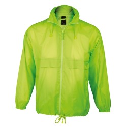 Surf 210 unisex széldzseki, lime zöld
