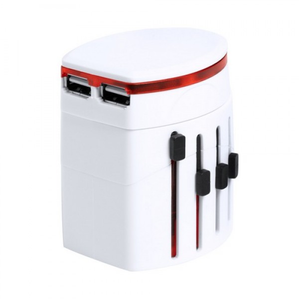 Nonval utazó adapter, natúr 