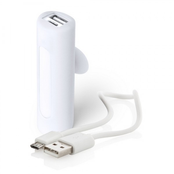 Khatim USB power bank, fehér