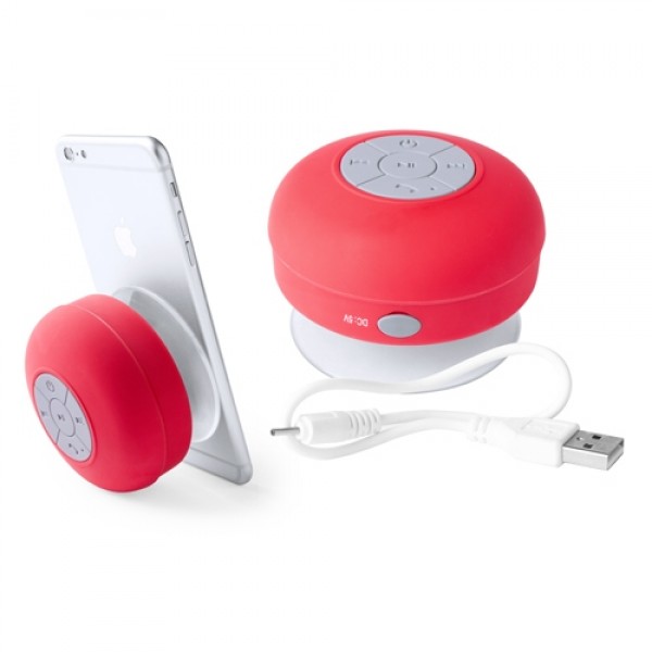 Rariax cseppálló bluetooth hangszóró, piros