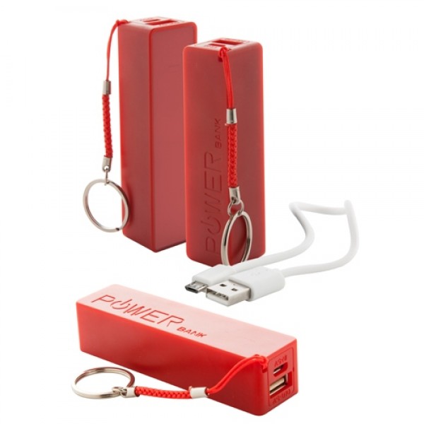 Youter USB power bank, piros