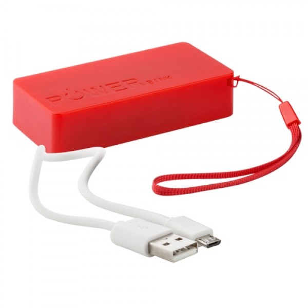 Nibbler USB power bank, piros