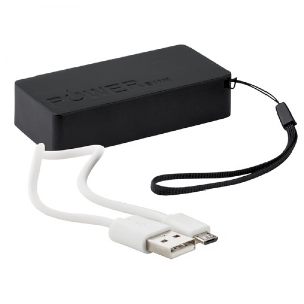 Nibbler USB power bank, fekete