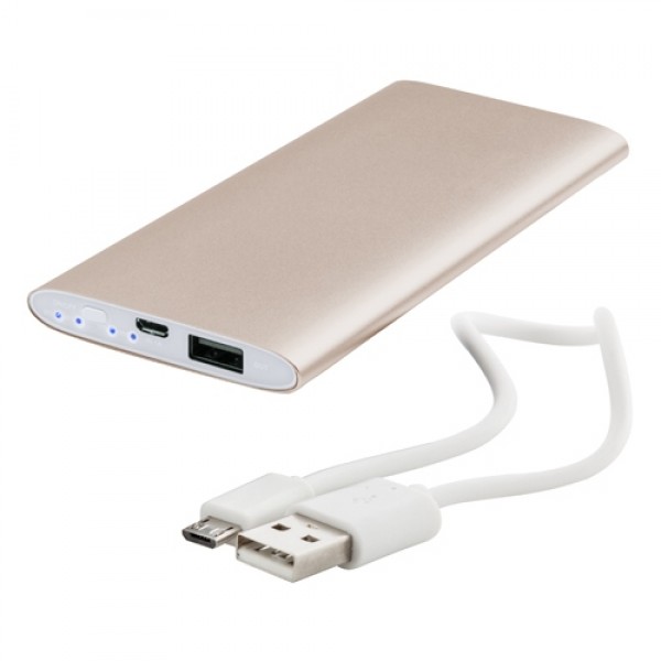 Wilkes USB power bank, arany